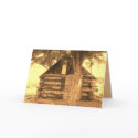 Old Utah Cabin Sepia cards