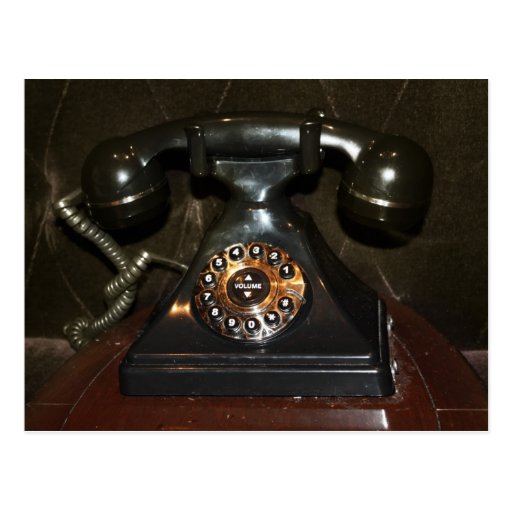 Old Vintage Dialup Phone Postcard Zazzle