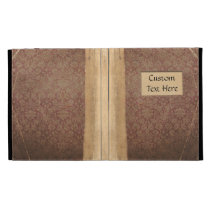 Old Vintage Grungy Book - Customizable Name/Text caseable cases