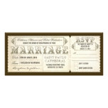 old vintage wedding invitations - tickets & RSVP