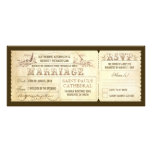 old vintage wedding invitations - tickets & RSVP