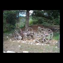 Old Wagon Wheels posters