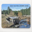 Old Water Wheel Shed mousepads