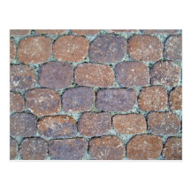 Old Weathered Stone Pavement Background Postcards