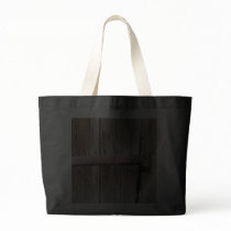 Old Weathered Wood and Rusty Metal Canvas Bag