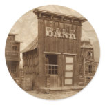 Old West Bank Sepia stickers