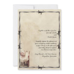 Old West Boots and Bouquets Invitation