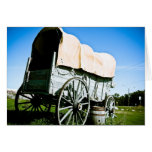Old West Covered Wagon 03 Card