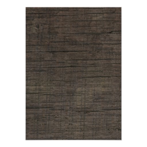 Old West Rustic Wood Wedding Invitations