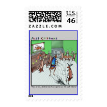 Old West Showdown postage by JustCritters Old West Showdown postage