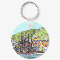 Old Wharf Keychain