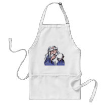 old white wizard merlin aprons