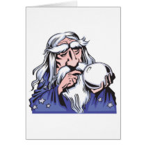 old white wizard merlin cards