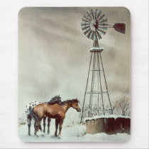 OLD WINDMILL by SHARON SHARPE mousepads
