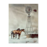OLD WINDMILL by SHARON SHARPE Post Card