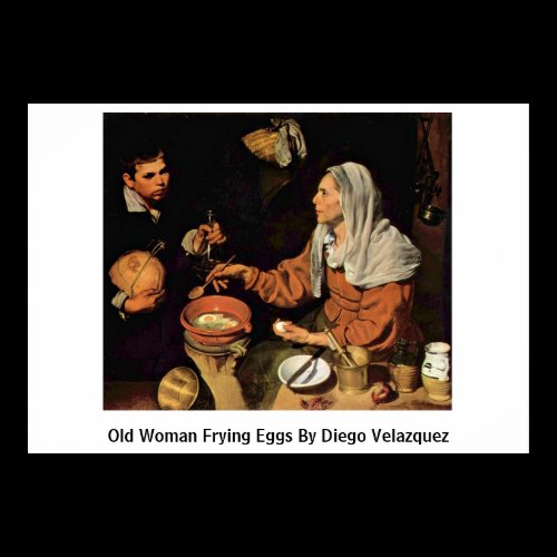 Old Woman Frying Eggs By Diego Velazquez Print