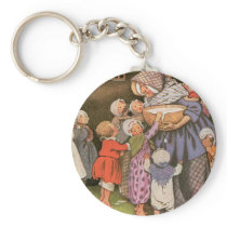 Old Woman in the Shoe Key Chain