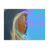Old woman postcards