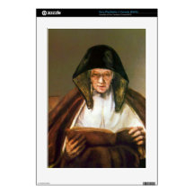 Old woman, reading by Rembrandt Decal For PS3