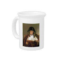 Old woman, reading by Rembrandt Drink Pitcher