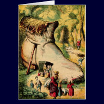 Old Woman Who Lived in a Shoe cards