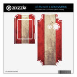 Old Wood Austria Flag; Decal For The LG Rumor2