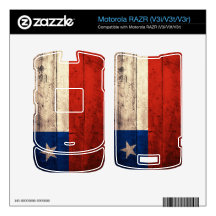 Old Wood Chile Flag; Skin For Motorola RAZR