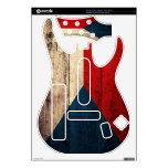 Old Wood Czech Republic Flag; Guitar Hero Decal