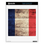 Old Wood France Flag Decals For FreeAgent Desk