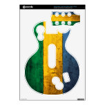 Old Wood Gabon Flag; Skins For Guitar Hero