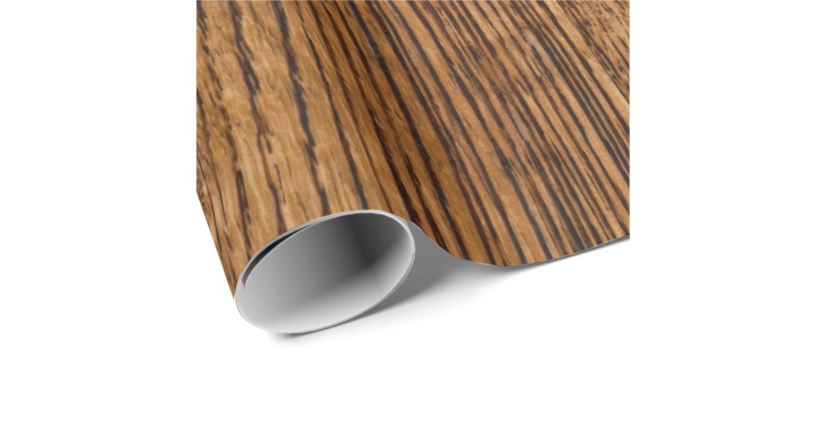 Old wood grain look wrapping paper Zazzle