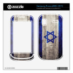 Old Wood Israel Flag; Samsung Focus Decal