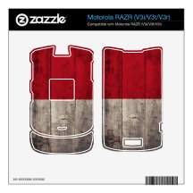 Old Wood Malta Flag; Skin For Motorola RAZR