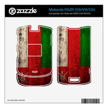 Old Wood Oman Flag; Skins For Motorola RAZR