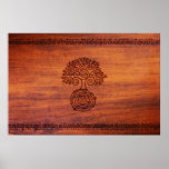 Old Wood Print
