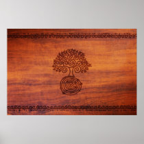 Old Wood Print