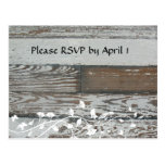 Old Wood RSVP Postcard