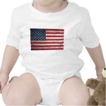 Old Wooden American Flag Shirt