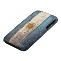 Old Wooden Argentina Flag Case-mate Iphone 3 Cases