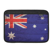 Old Wooden Australia Flag Macbook Air Sleeve