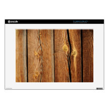 Old Wooden Background Decals For Laptops
