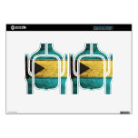 Old Wooden Bahamas Flag; Headset Decal