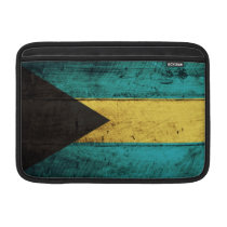 Old Wooden Bahamas Flag Sleeves For Macbook Air