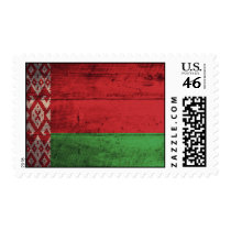 Old Wooden Belarus Flag Postage