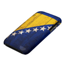 Old Wooden Bosnia Flag Iphone 3 Case-mate Cases