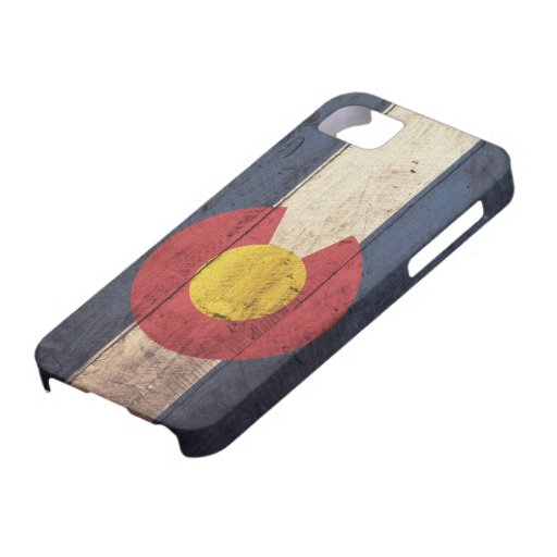 Old Wooden Colorado Flag iPhone 5 Case