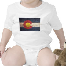 Old Wooden Colorado Flag T-shirts