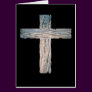 Old Wooden Cross Card