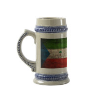 Old Wooden Equatorial Guinea Flag Mug
