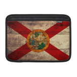Old Wooden Florida Flag; MacBook Sleeve